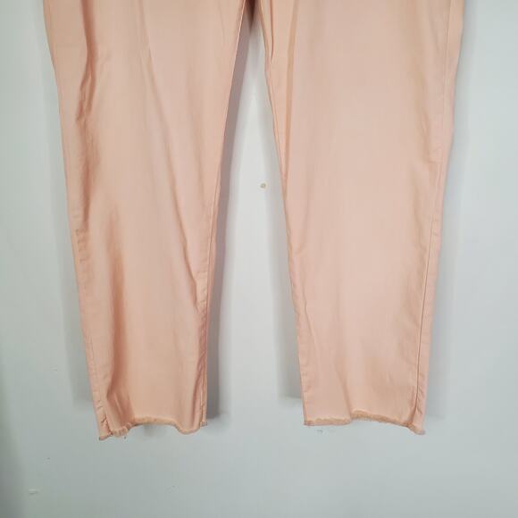 Frank & Eileen Wicklow Italian Chino Straight Pant Mid Rise Vintage Rose Size 12 - Picture 6 of 9